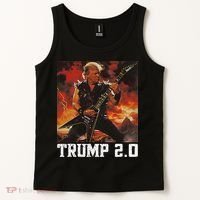 47 President Donald Metal Guitar Trump 2.0 Tank Top thumb 2