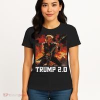47 President Donald Metal Guitar Trump 2.0 Women's T-Shirt thumb 4