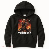 47 President Donald Metal Guitar Trump 2.0 Kids Hoodie thumb 0