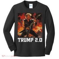 47 President Donald Metal Guitar Trump 2.0 Kids Long Sleeve Shirt thumb 0