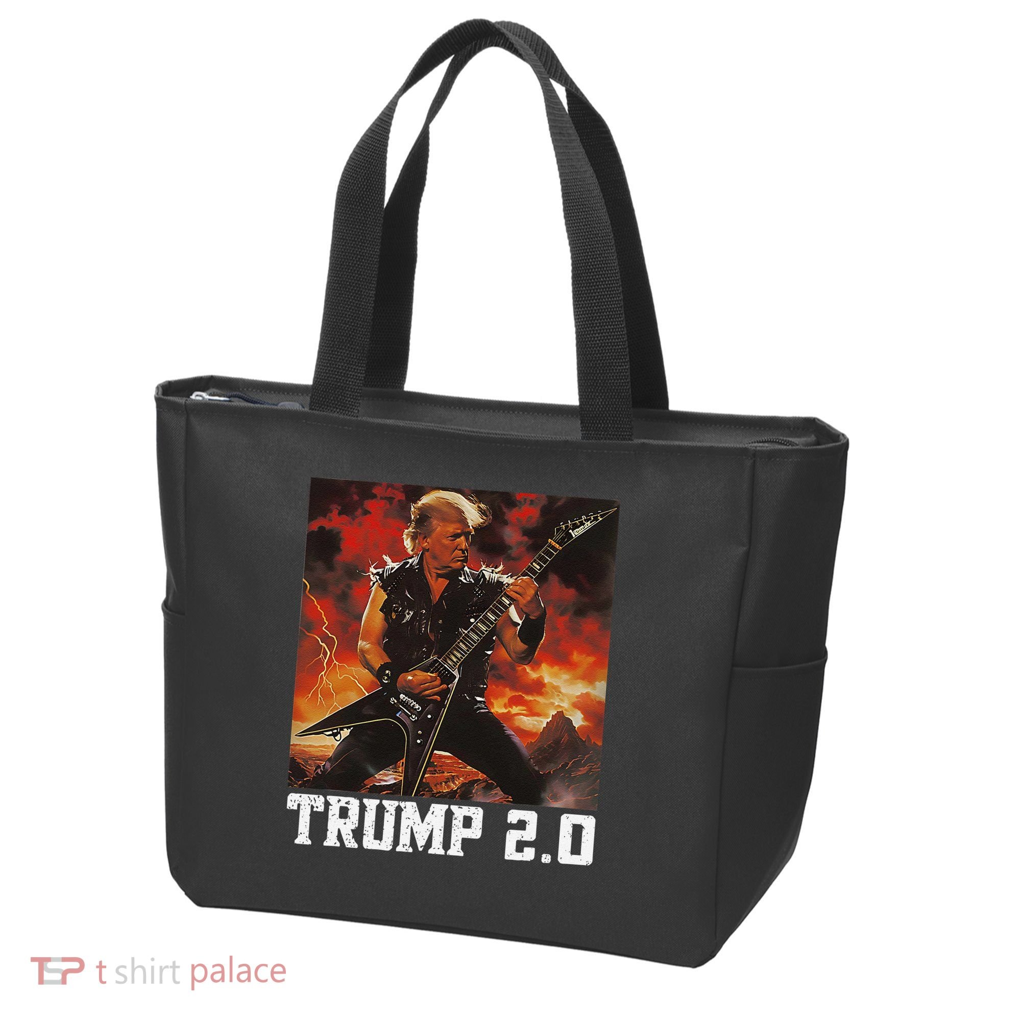 47 President Donald Metal Guitar Trump 2.0 Tote Bag