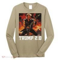 47 President Donald Metal Guitar Trump 2.0 Long Sleeve Shirt thumb 0