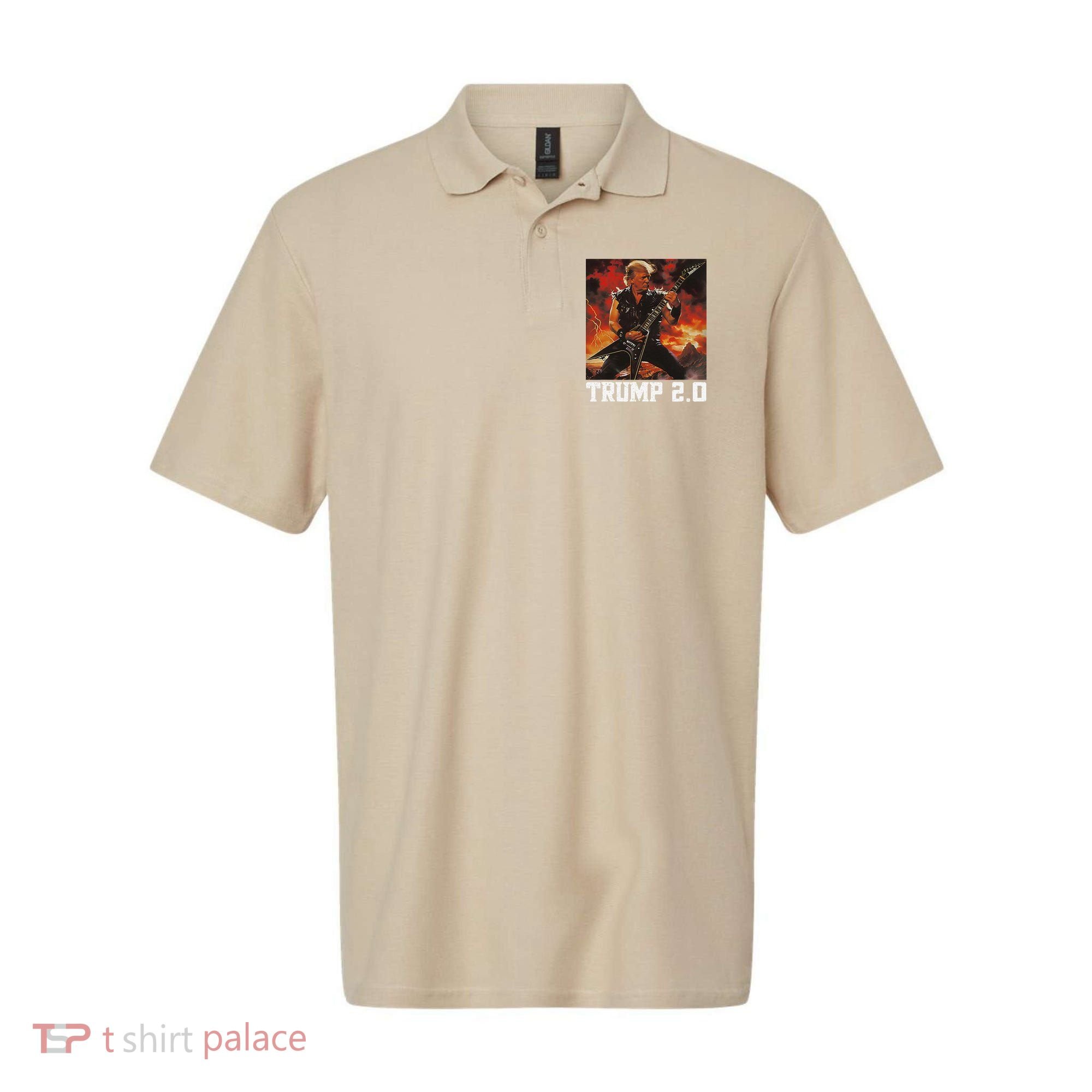 47 President Donald Metal Guitar Trump 2.0 Polo