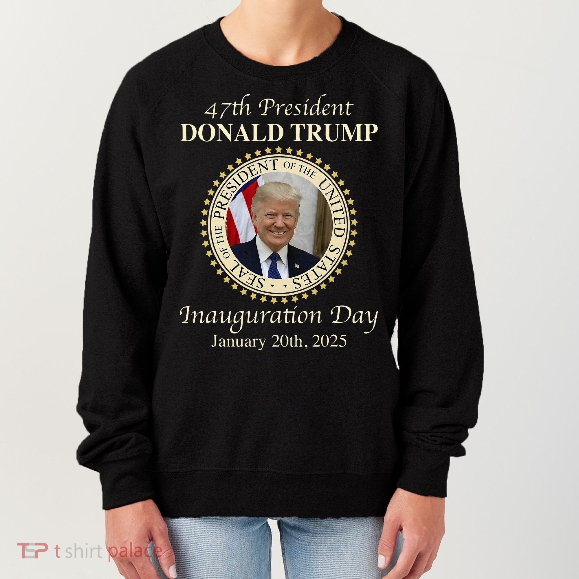 47th President Donald Trump Inauguration 2025 Memorabilia Women's Sweatshirt