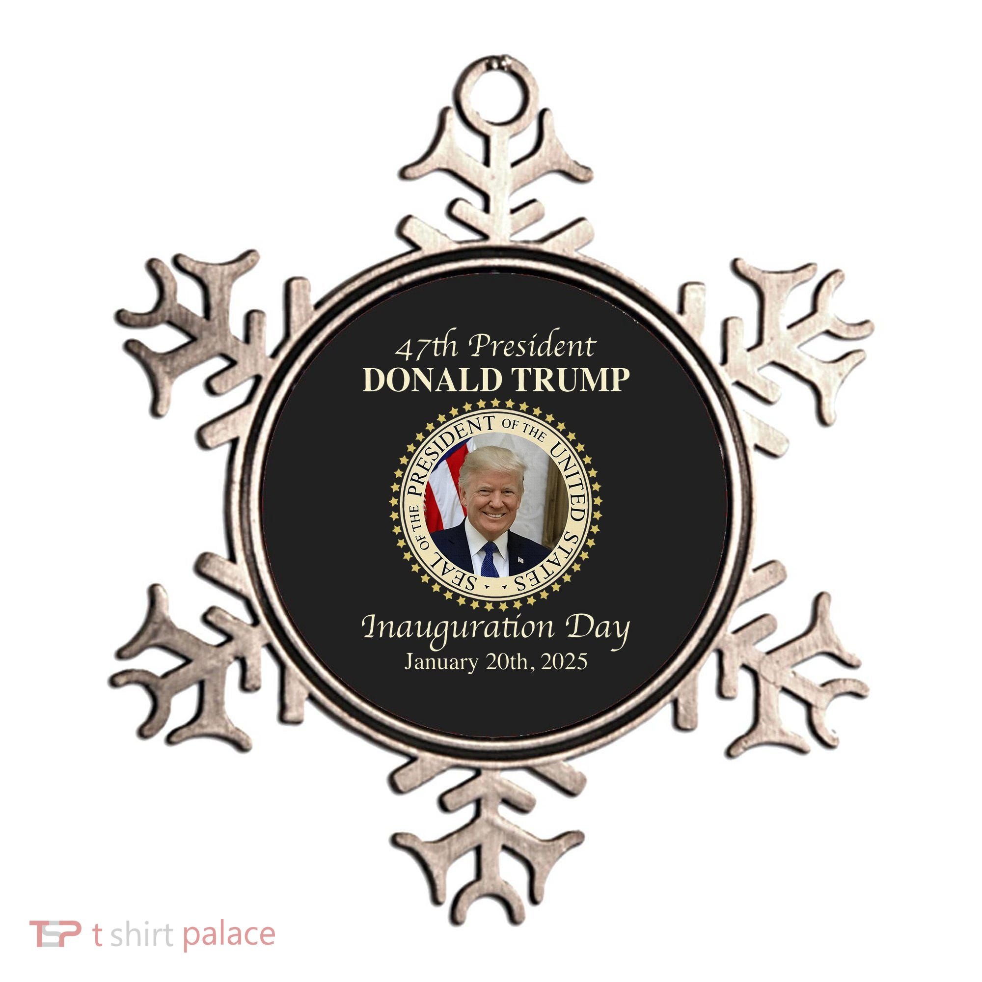 47th President Donald Trump Inauguration 2025 Memorabilia Ornament