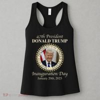47th President Donald Trump Inauguration 2025 Memorabilia Women's Tank Top thumb 3