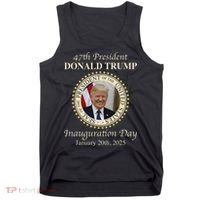 47th President Donald Trump Inauguration 2025 Memorabilia Tank Top thumb 0