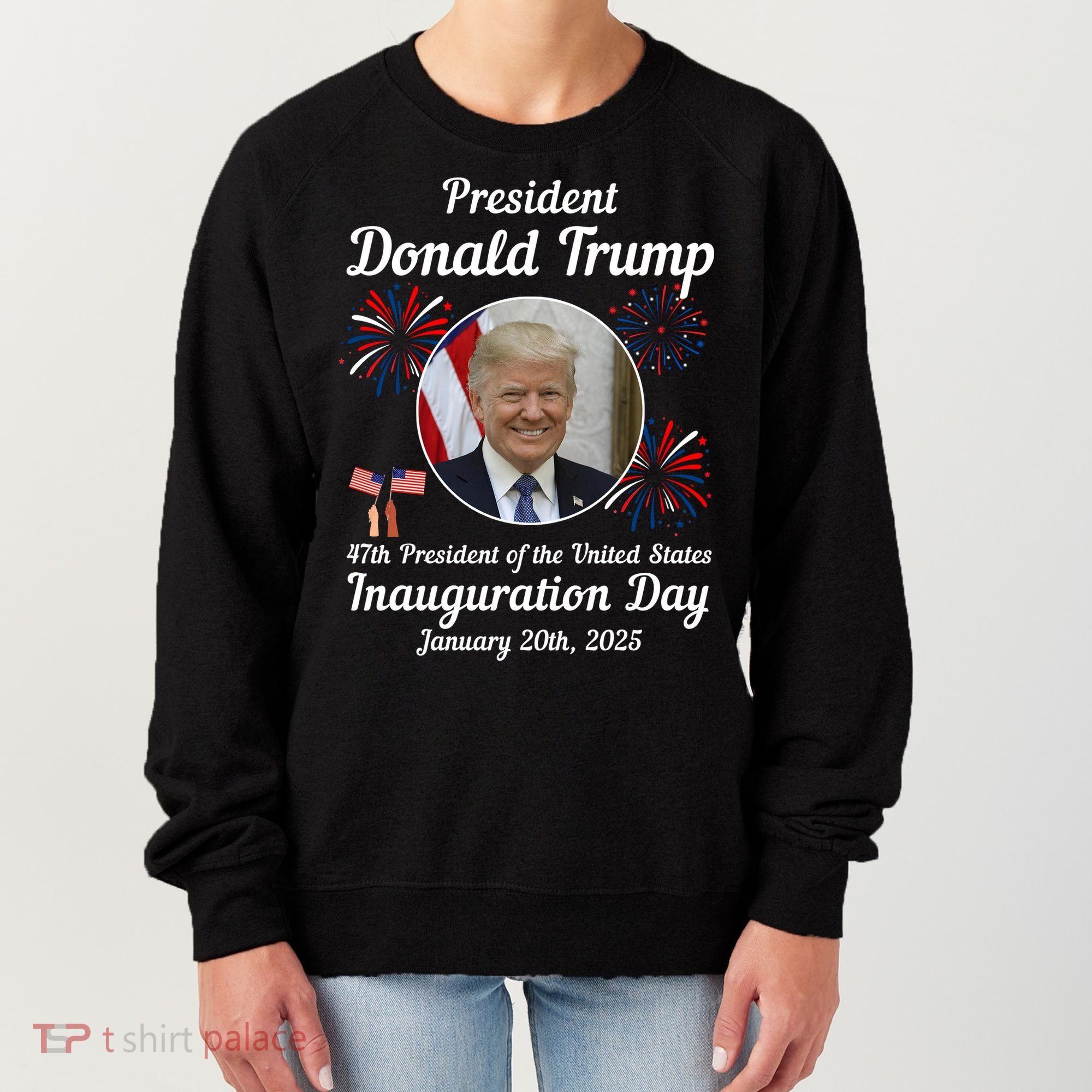 47th President Donald Trump Inauguration Day Women's Sweatshirt