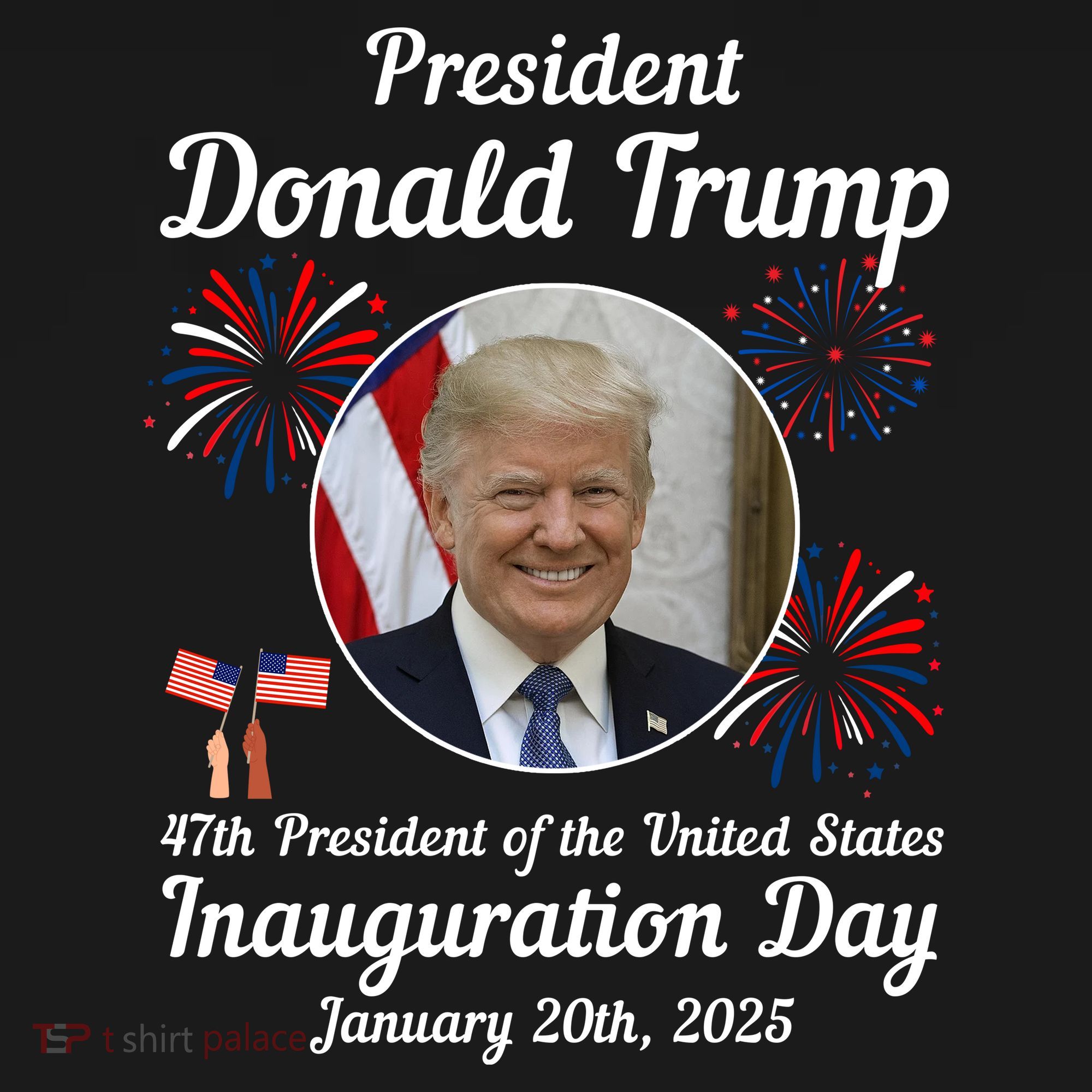 47th President Donald Trump Inauguration Day Toddler Zip Fleece Hoodie