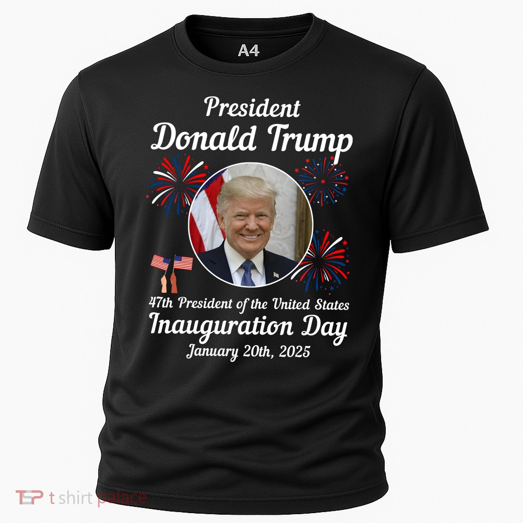 47th President Donald Trump Inauguration Day Cooling Performance Crew T-Shirt