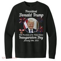 47th President Donald Trump Inauguration Day V.I.T. Fleece Crew Sweatshirt thumb 0