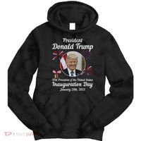47th President Donald Trump Inauguration Day Tie Dye Hoodie thumb 0