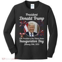 47th President Donald Trump Inauguration Day Kids Long Sleeve Shirt thumb 0