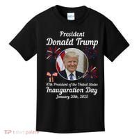 47th President Donald Trump Inauguration Day Kids T-Shirt thumb 0