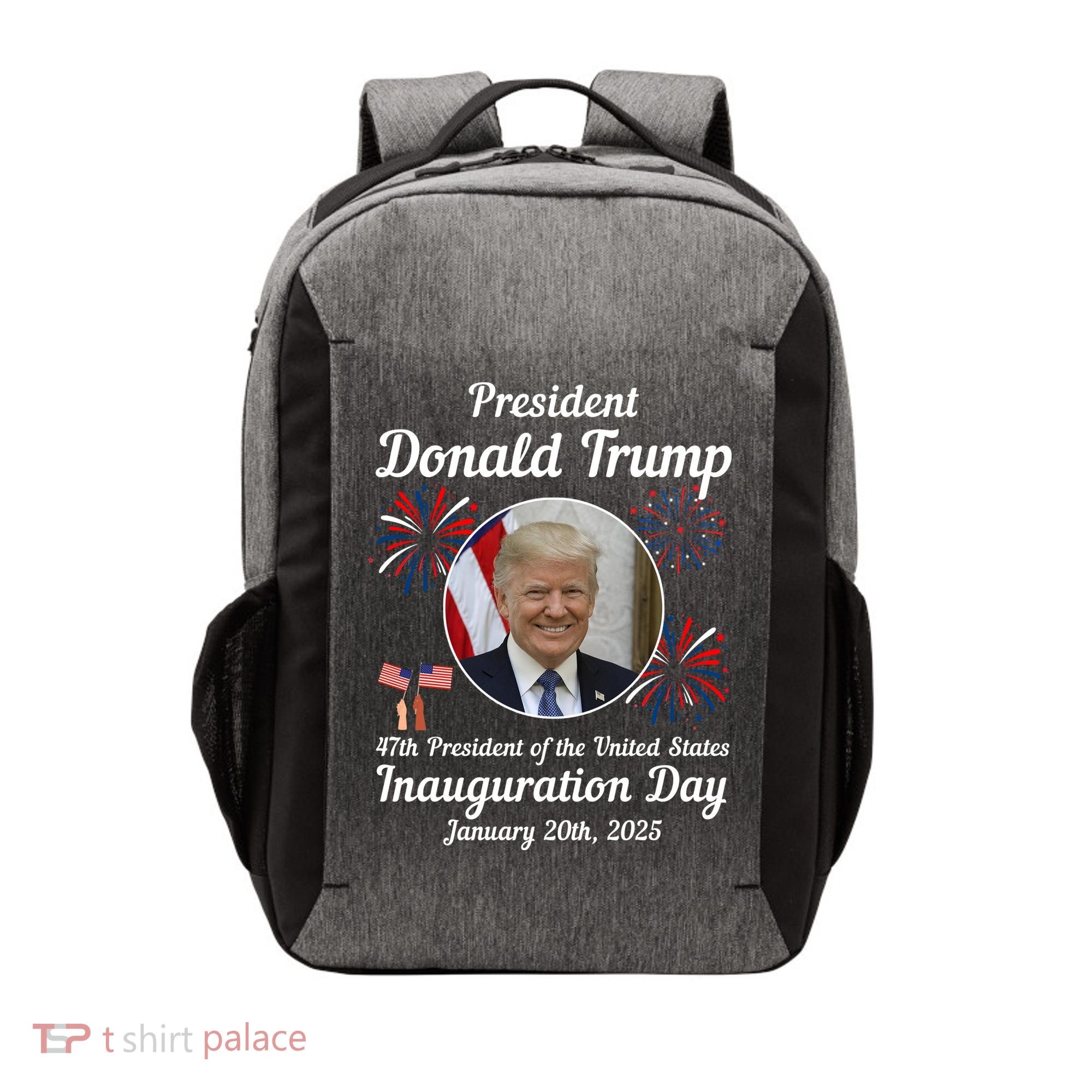 47th President Donald Trump Inauguration Day Vector Backpack