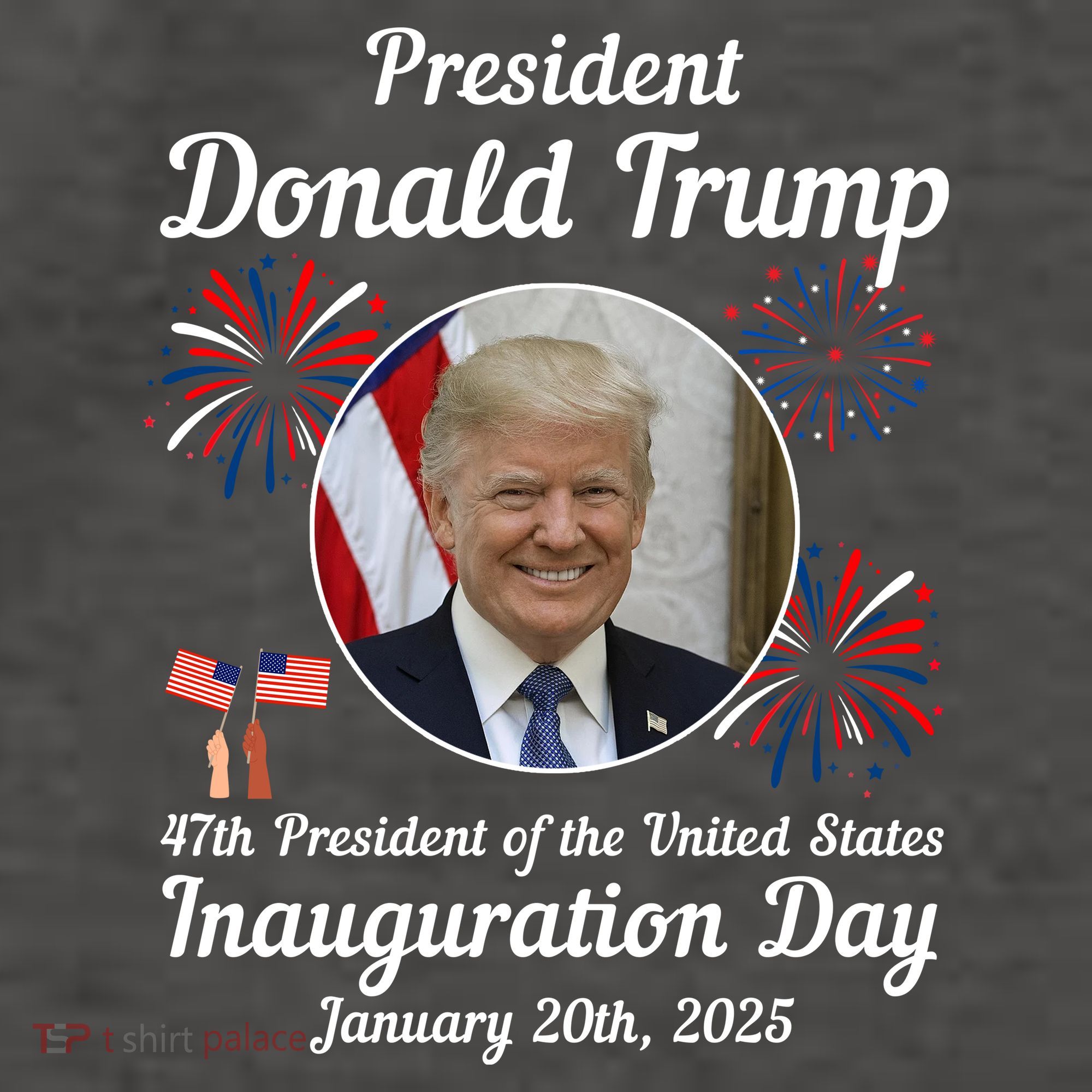 47th President Donald Trump Inauguration Day Vector Backpack