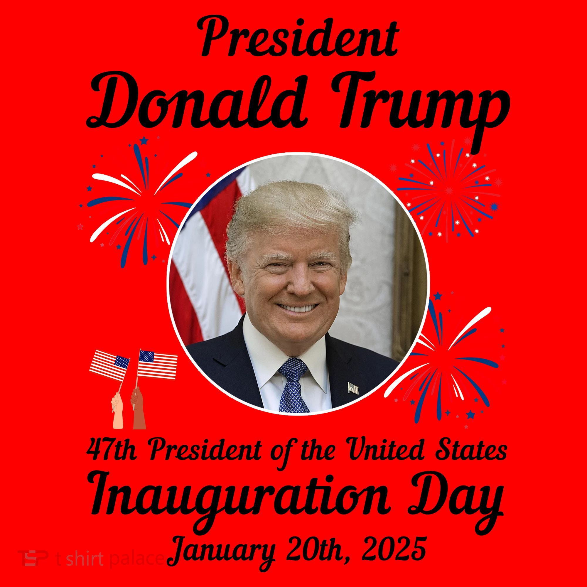 47th President Donald Trump Inauguration Day Santa Hat