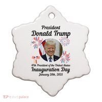 47th President Donald Trump Inauguration Day Ceramic Ornament thumb 0