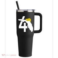 47th President Donald Trump Florida State 40oz Vacuum Insulated Stainless Steel Travel Tumbler thumb 0