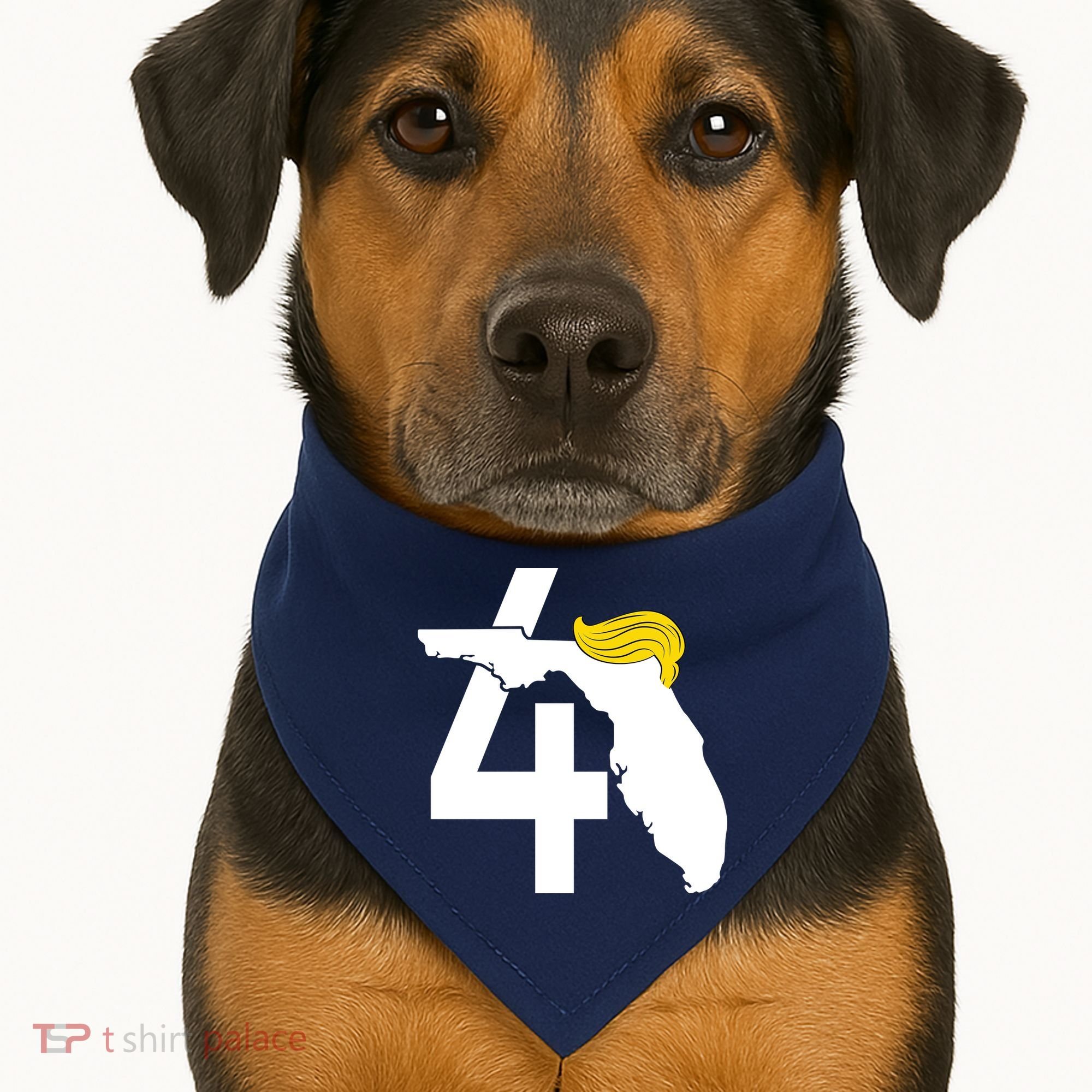 47th President Donald Trump Florida State USA-Made Doggie Bandana