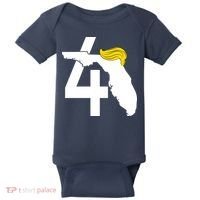 47th President Donald Trump Florida State Baby Bodysuit thumb 0