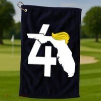 47th President Donald Trump Florida State Golf Towel thumb 1