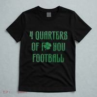 4 Quarters Of F You Football Clover T-Shirt thumb 5