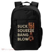 4 Stroke Cycle Suck Squeeze Bang Blow Piston Mechanic Gift Backpack thumb 0