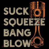 4 Stroke Cycle Suck Squeeze Bang Blow Piston Mechanic Gift Bucket Hat thumb 4
