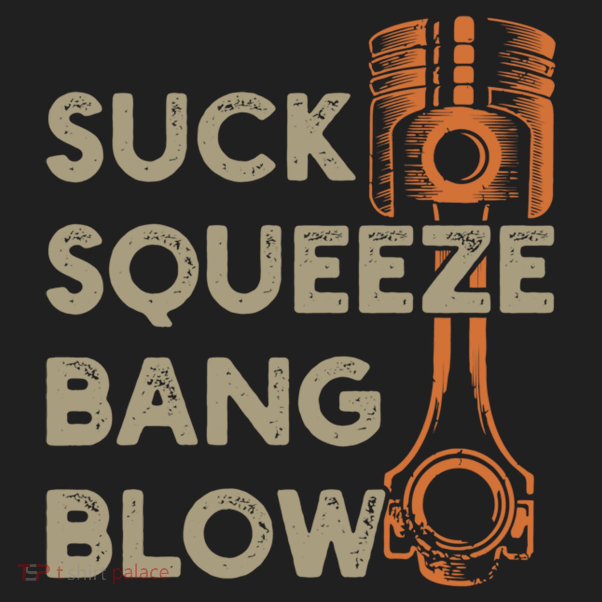 4 Stroke Cycle Suck Squeeze Bang Blow Piston Mechanic Gift Beanie
