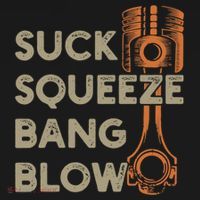 4 Stroke Cycle Suck Squeeze Bang Blow Piston Mechanic Gift Pajama Set thumb 2