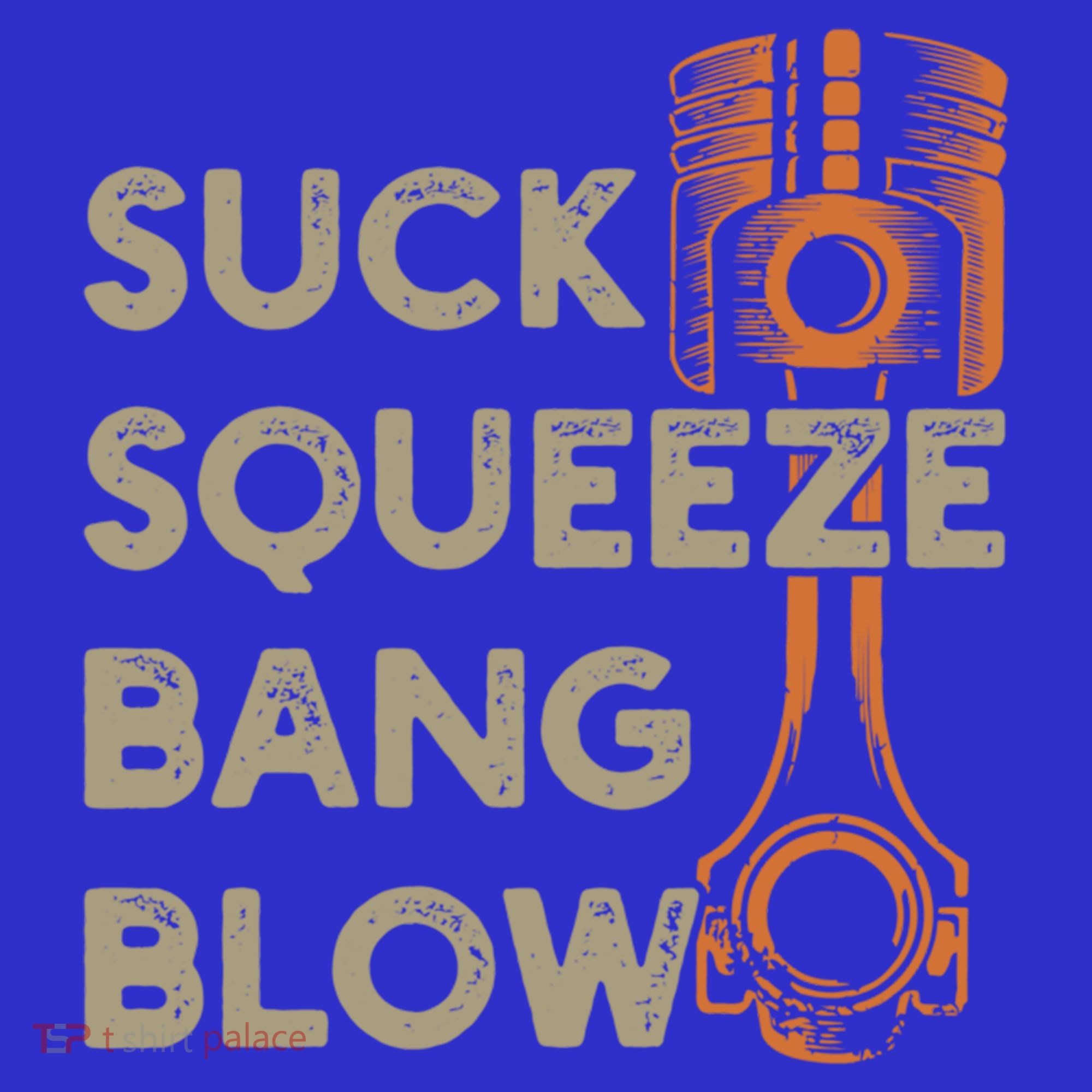4 Stroke Cycle Suck Squeeze Bang Blow Piston Mechanic Gift Mousepad