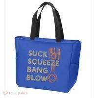 4 Stroke Cycle Suck Squeeze Bang Blow Piston Mechanic Gift Tote Bag thumb 3