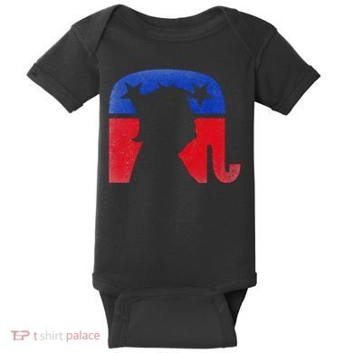 45 Squared Second Term Usa Vintage Baby Bodysuit