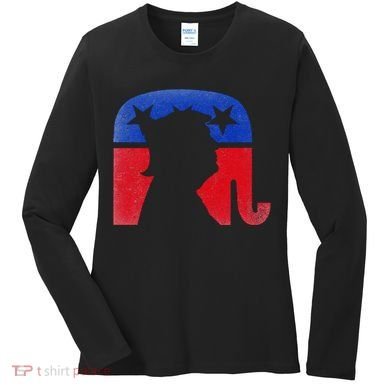 45 Squared Second Term Usa Vintage Women's Long Sleeve Shirt