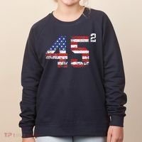 45 Squared Trump 2024 Women's Sweatshirt thumb 0