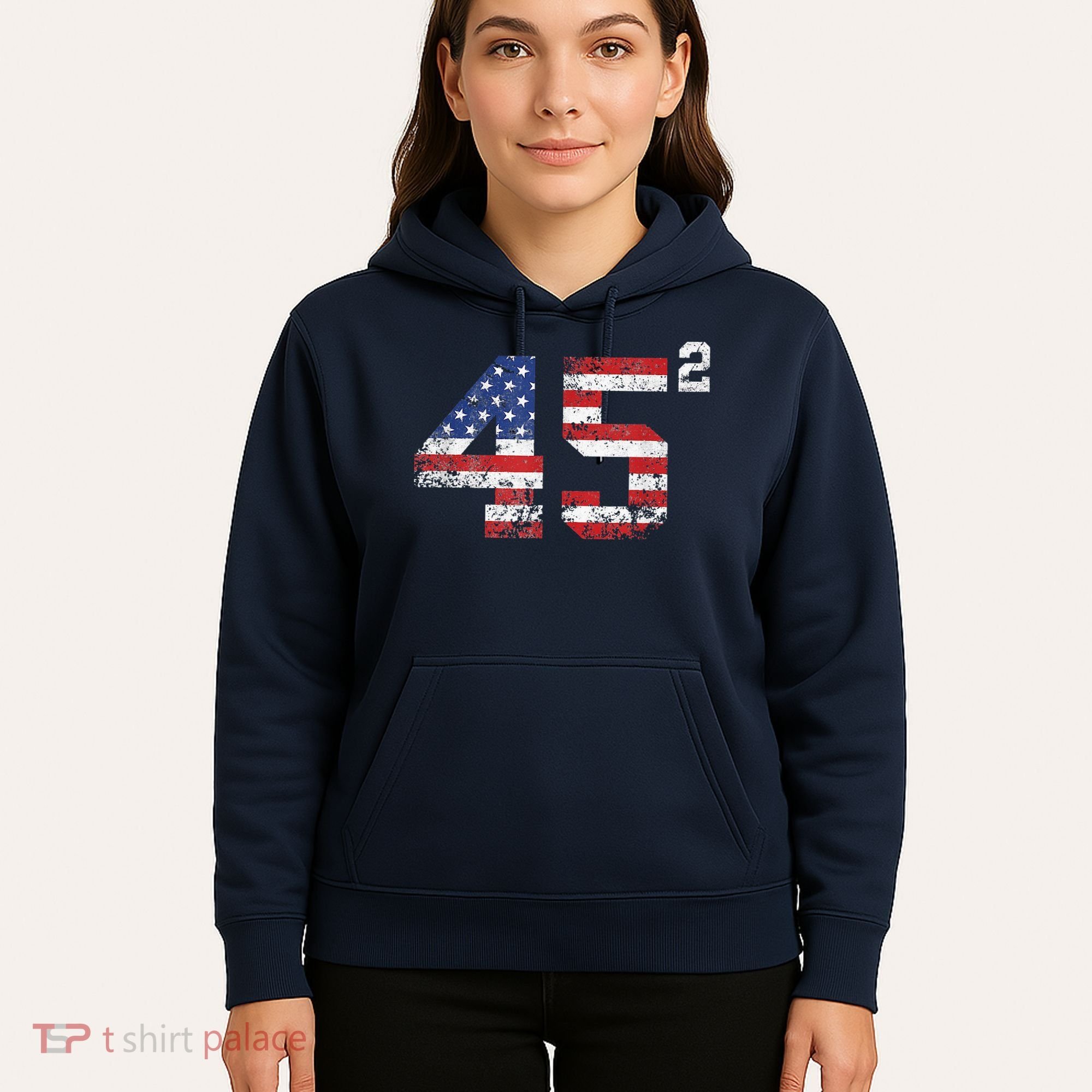 45 Squared Trump 2024 Hoodie