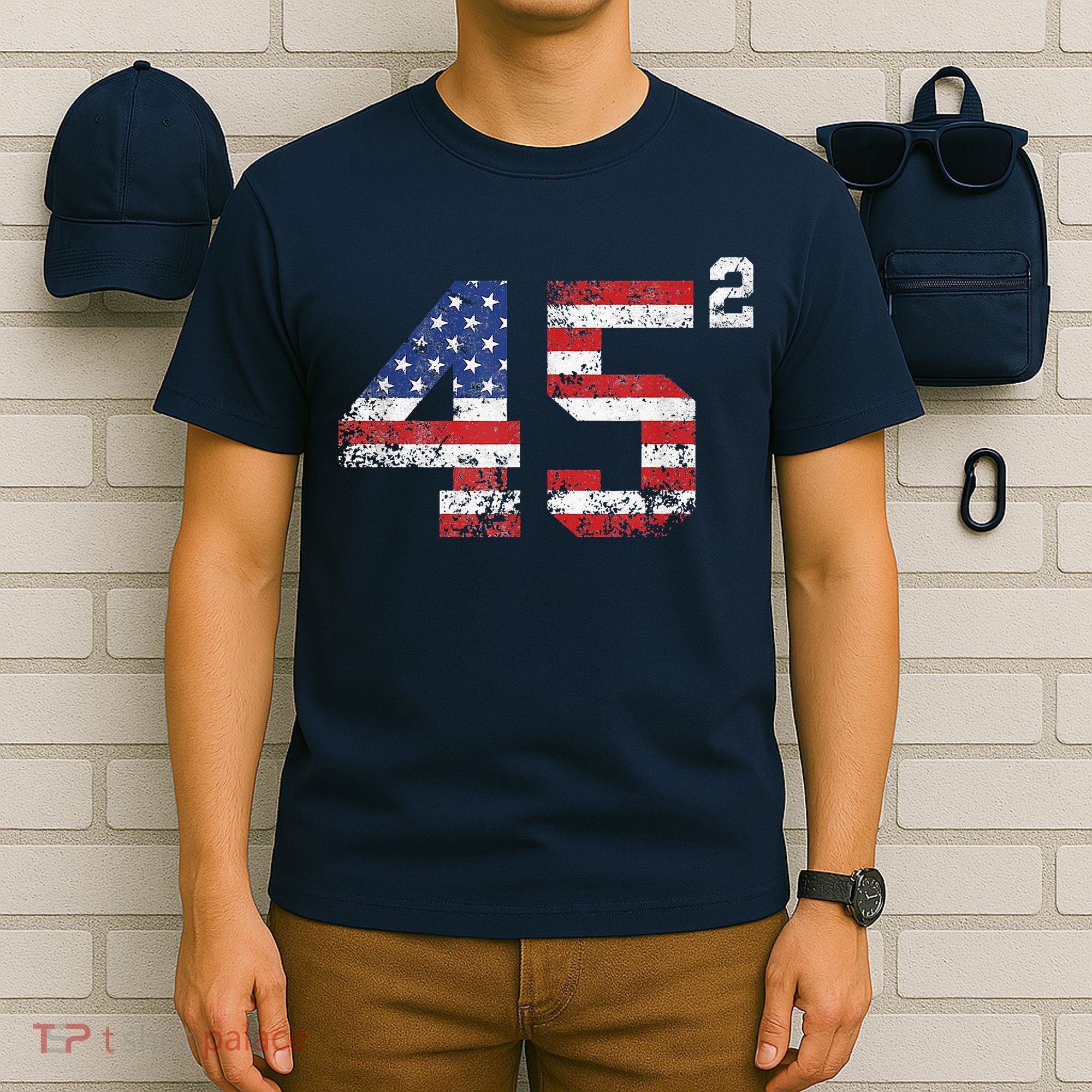 45 Squared Trump 2024 T-Shirt