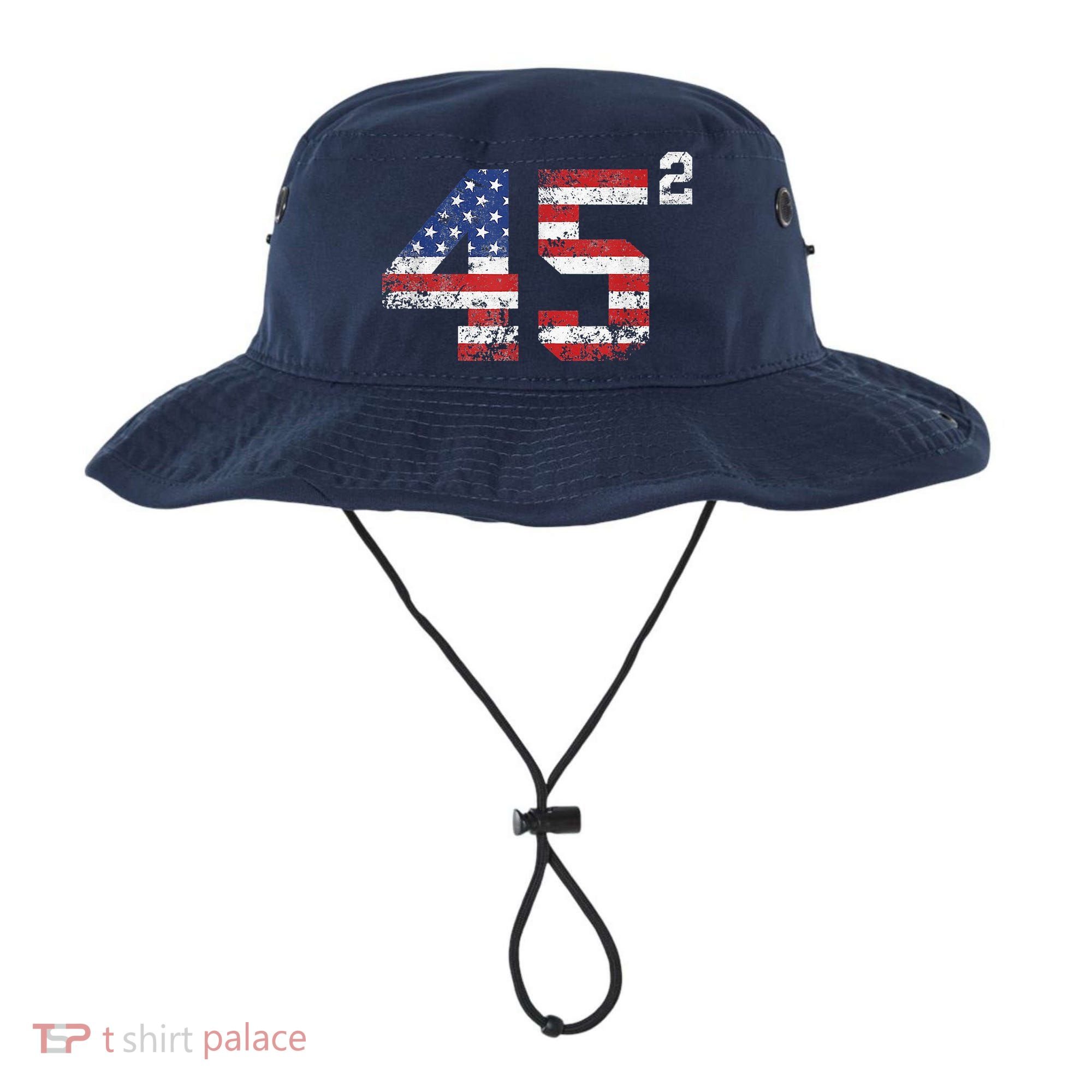 45 Squared Trump 2024 Bucket Hat