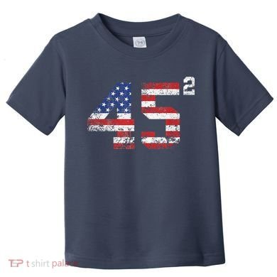 45 Squared Trump 2024 Toddler T-Shirt