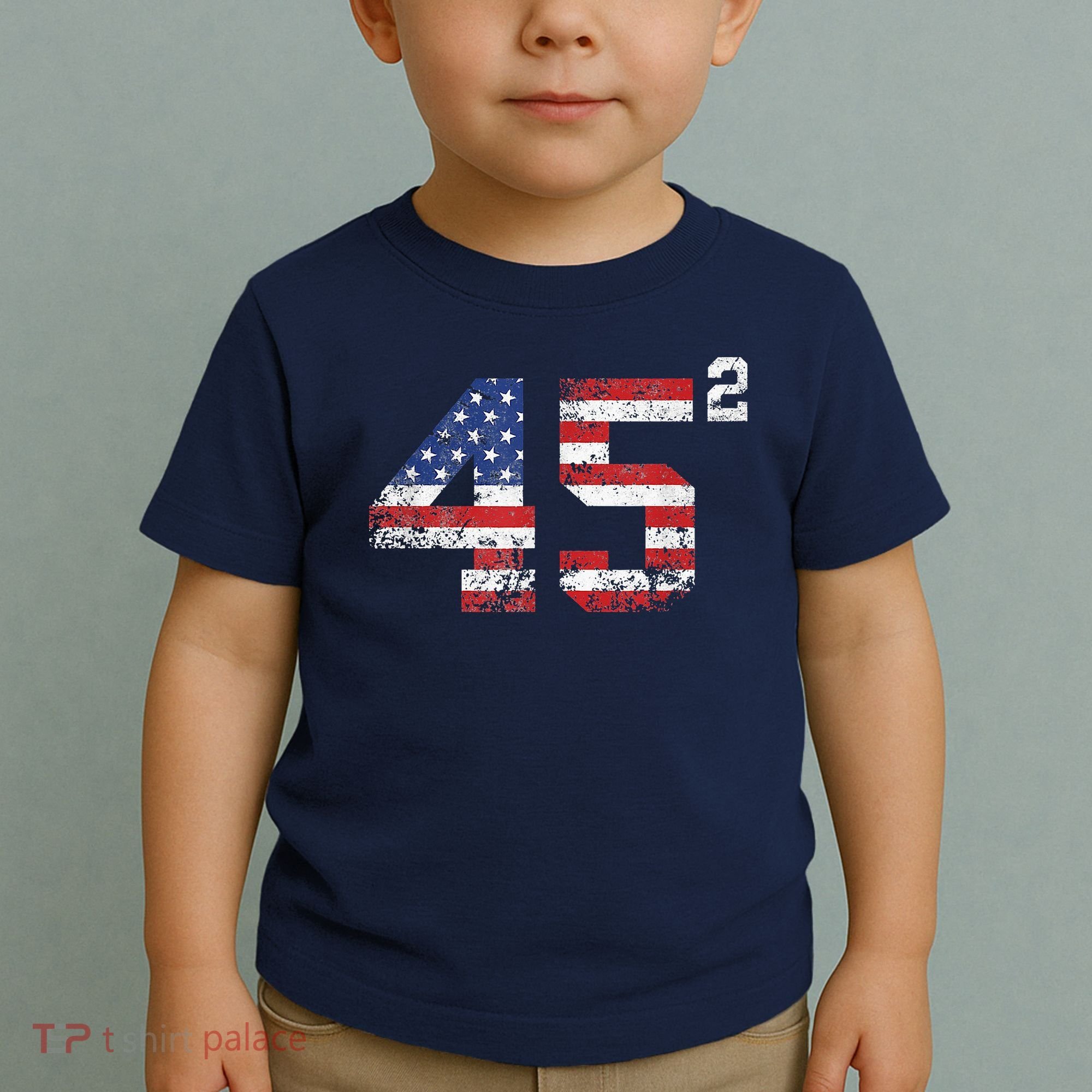 45 Squared Trump 2024 Toddler T-Shirt
