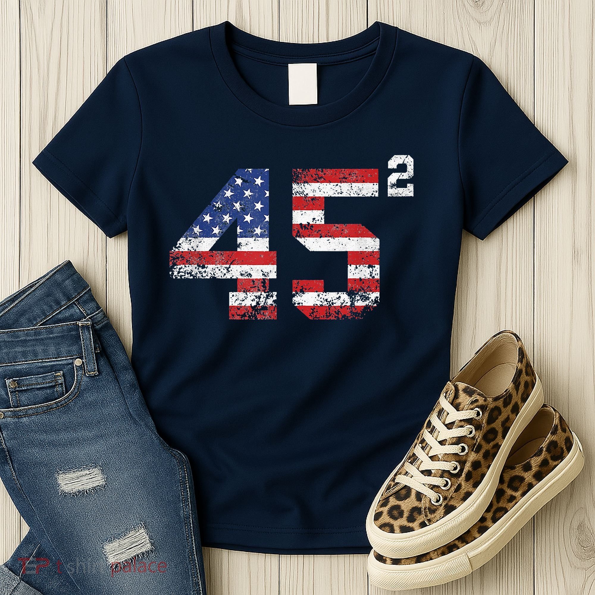 45 Squared Trump 2024 Women's T-Shirt
