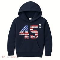 45 Squared Trump 2024 Kids Hoodie thumb 0