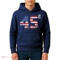 45 Squared Trump 2024 Kids Hoodie thumb 4