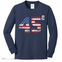 45 Squared Trump 2024 Kids Long Sleeve Shirt thumb 0