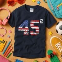 45 Squared Trump 2024 Kids T-Shirt thumb 3