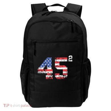 45 Squared Trump 2024 Second Term Usa Vintage Backpack