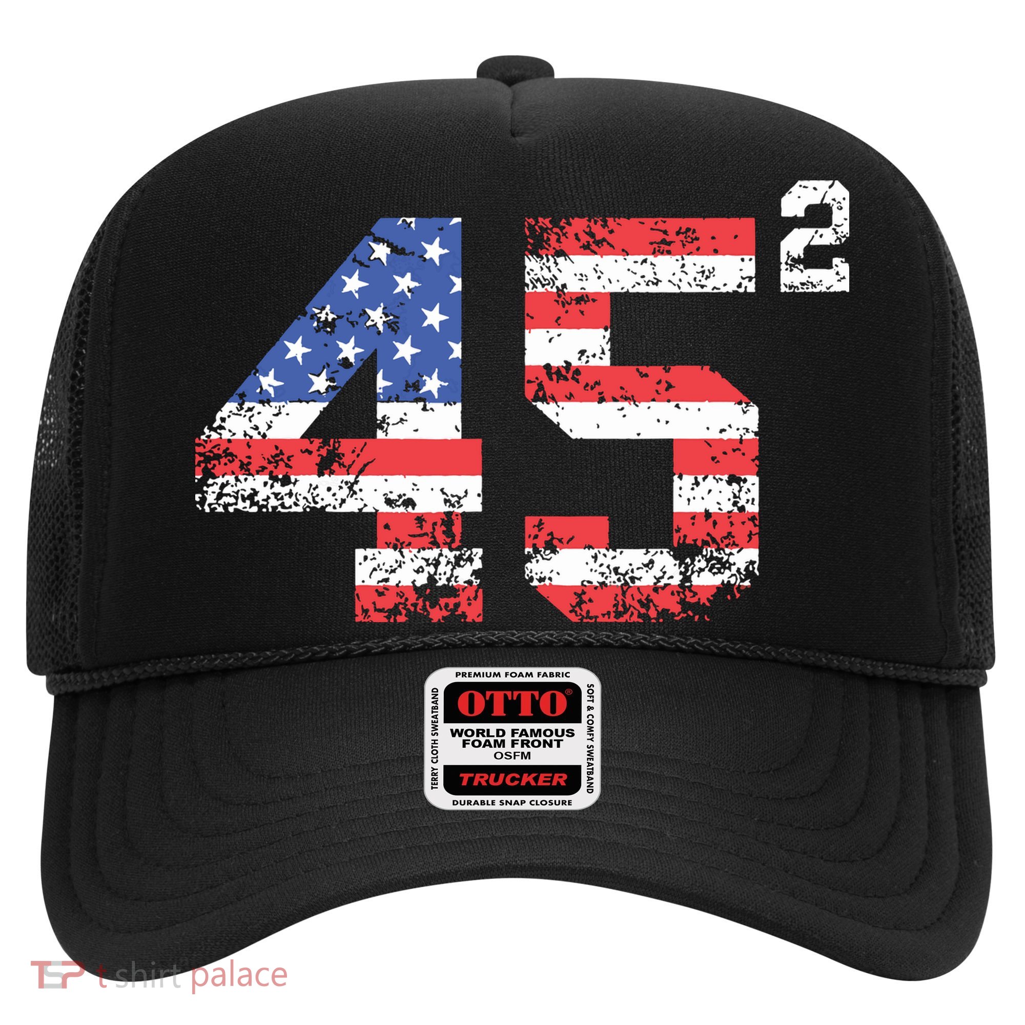 45 Squared Trump 2024 Second Term Usa Vintage Hat