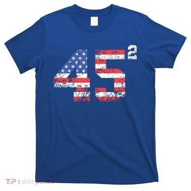 45 Squared Trump 2024 Second Term Usa Vintage T-Shirt