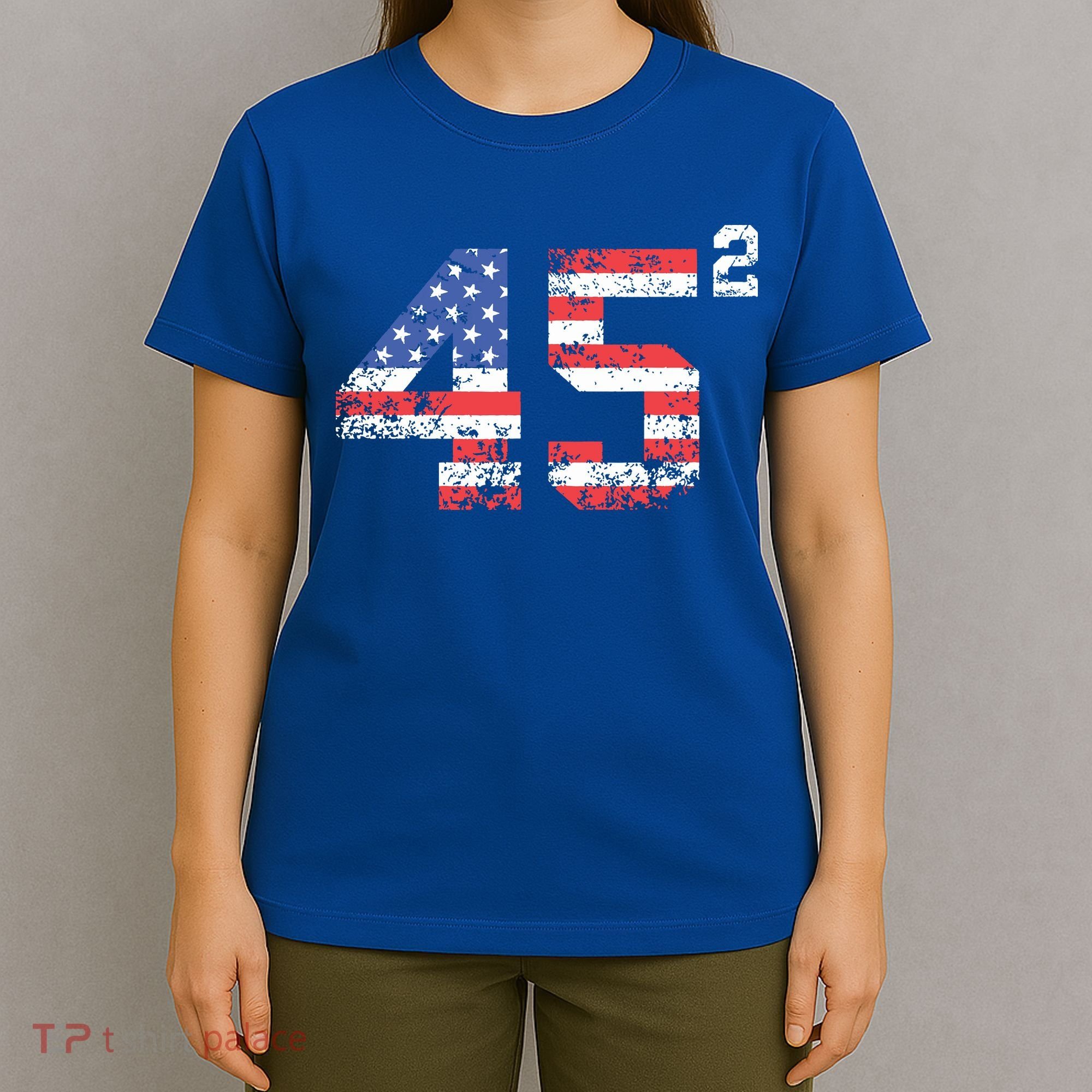 45 Squared Trump 2024 Second Term Usa Vintage T-Shirt